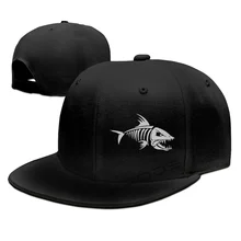 

Fish Bones Skeleton Fishing Band Logo Snapback Hat for Men Women Adult Hip Hop Headwear Outdoor Casual Sun Baseball Cap