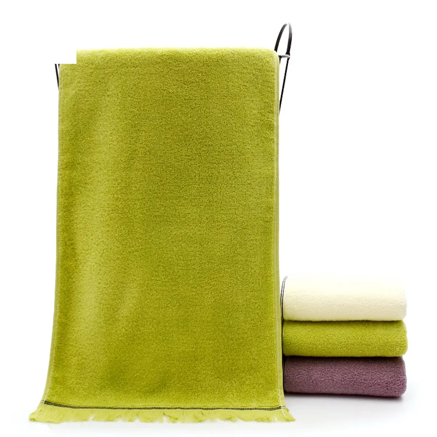 Красота спа для лица полотенце хлопок Мягкий 33*75 см волосы спорт полотенце плавательный дом, отель, ванная комната для взрослых детей с кисточками servette