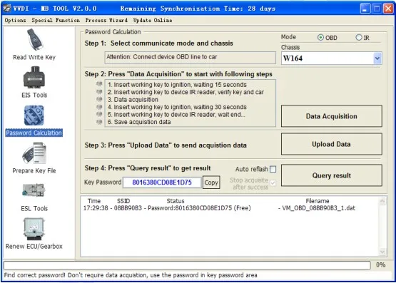 

For VVDI MB BGA TOOL for BENZ Password Calculation Token