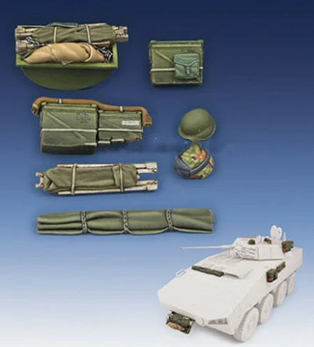 1/35 Resin Model Building Kit Figure Accessories for Vehicle (no car) | Игрушки и хобби