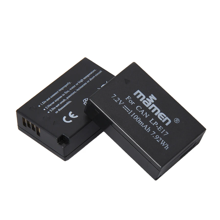 Mamen LP E17 LP-E17 аккумуляторная батарея для камеры Canon M3 M5 M6 750D 760D 800D 77D 1100mAh 7,2 V литиевая батарея
