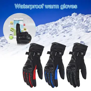 

Universal Motorcycle Waterproof Gloves XL Size Winter Warm Gloves Anti-slip Racing Gloves Wrist Contraction 28x10.5x5cm