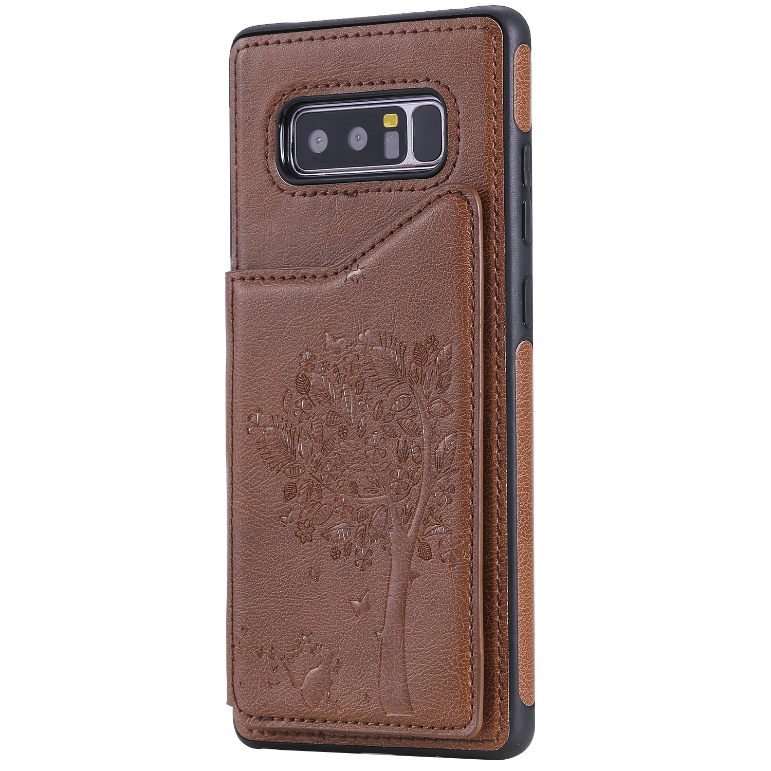 Кожаный чехол с откидной крышкой и отделением для карт для samsung Galaxy S10 5G S8 S9 Plus, чехол с магнитной подставкой для NOTE 10 PRO 9 8 S10e 360