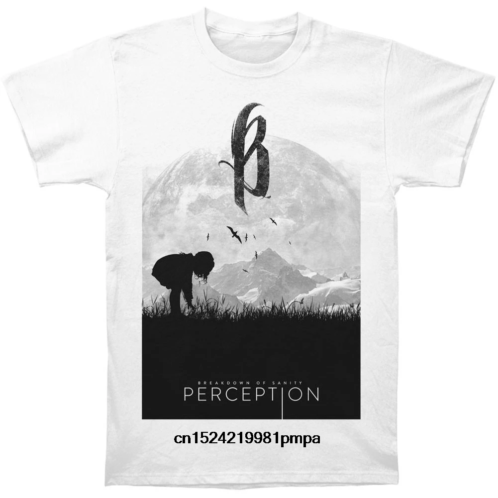 Забавная футболка для мужчин новинка женская срыв Sanity Perception t shirt|Футболки| |
