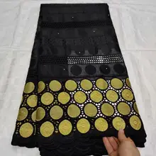 Африканская кружевная ткань, высокое качество, кружевная Свадебная швейцарская вуаль, швейцарское кружево tissu, Африканская Хлопковая сухая кружевная ткань из Дубая 5Y