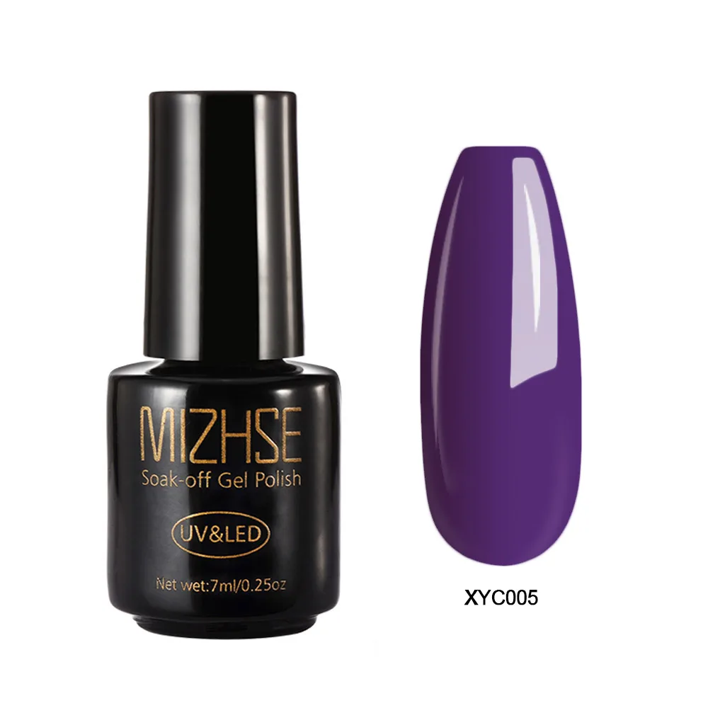 xyc005 MIZHSE 7 мл Лак для ногтей великолепный Гель-лак для ногтей Vernis покрытие гель-лаки для ногтей Гель-лак Полупостоянный УФ-основа - Цвет: xyc005