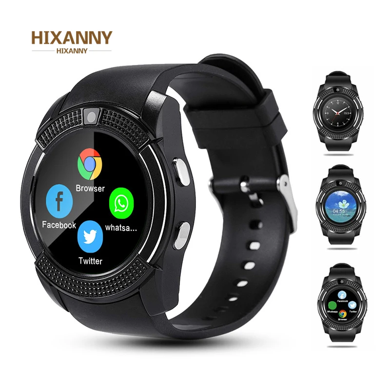 

New A1 Smart Watch sim card Men camera rounded Answer Call Dial Call Smartwatch android Fitness Tracker Sport Movement Bluetooth