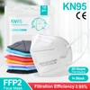 10-200Pcs FFP2 Masks kn95 Mascarillas KN95 Face Mask Filter 5Layers mascarillas quirurgicas homologadas Reusable Black FFP2 Mask 1