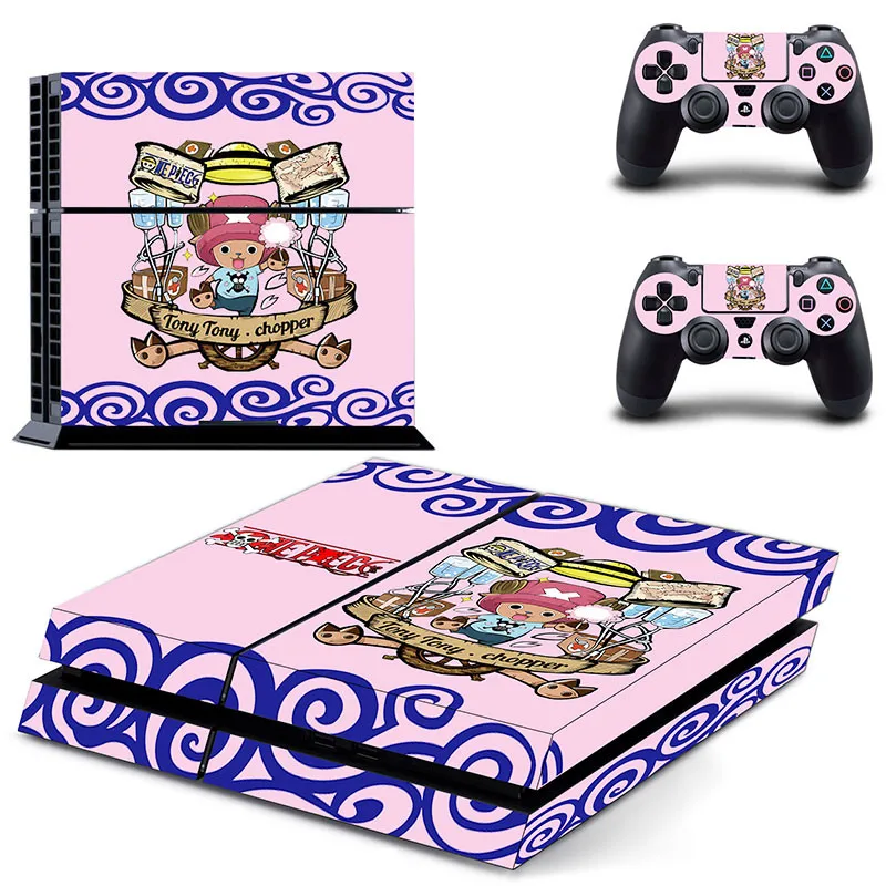 One piece Luffy PS4 наклейка s Play station 4 кожа PS 4 наклейка Наклейки Обложка для playstation 4 PS4 консоль и контроллер Кожа винил - Цвет: DPTM0168