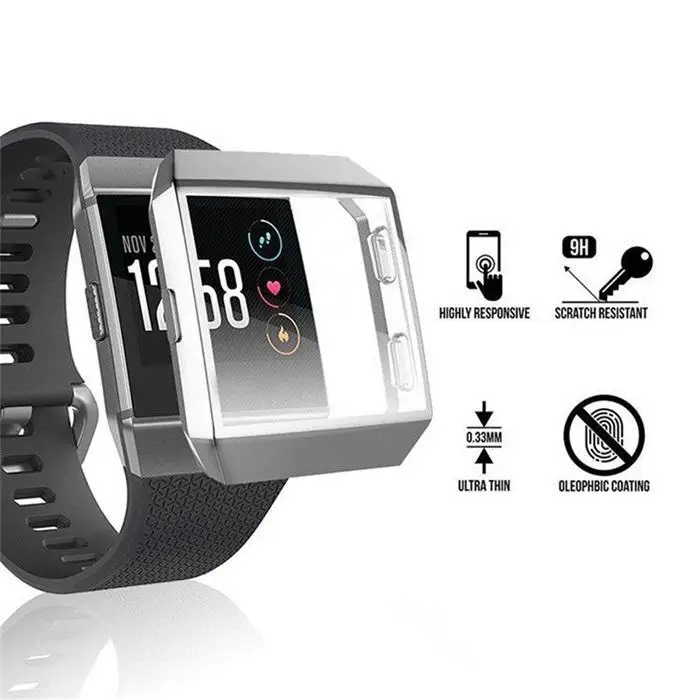 Мягкий ТПУ Смарт-часы защитный кожух протектор экрана для Fitbit Ionic