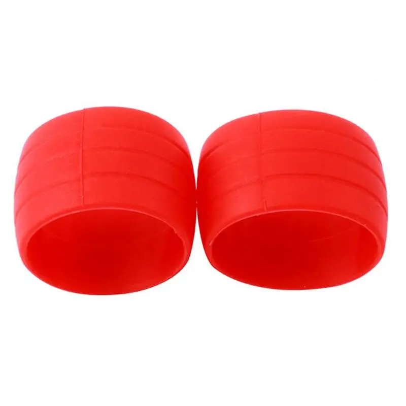 1 Pair Handlebar Strap Silicone Collar Bike Silicone Plug Rubber Anti-Skip Road Bike Plugs For Bar Tape Bike Accessories