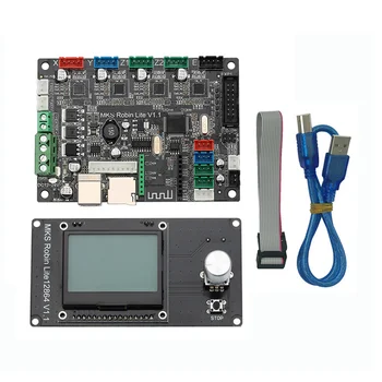 

MKS Board MKS Robin lite 32-bit ARM with MINI LCDI12864/MINI12864 Screen For 3D Printer