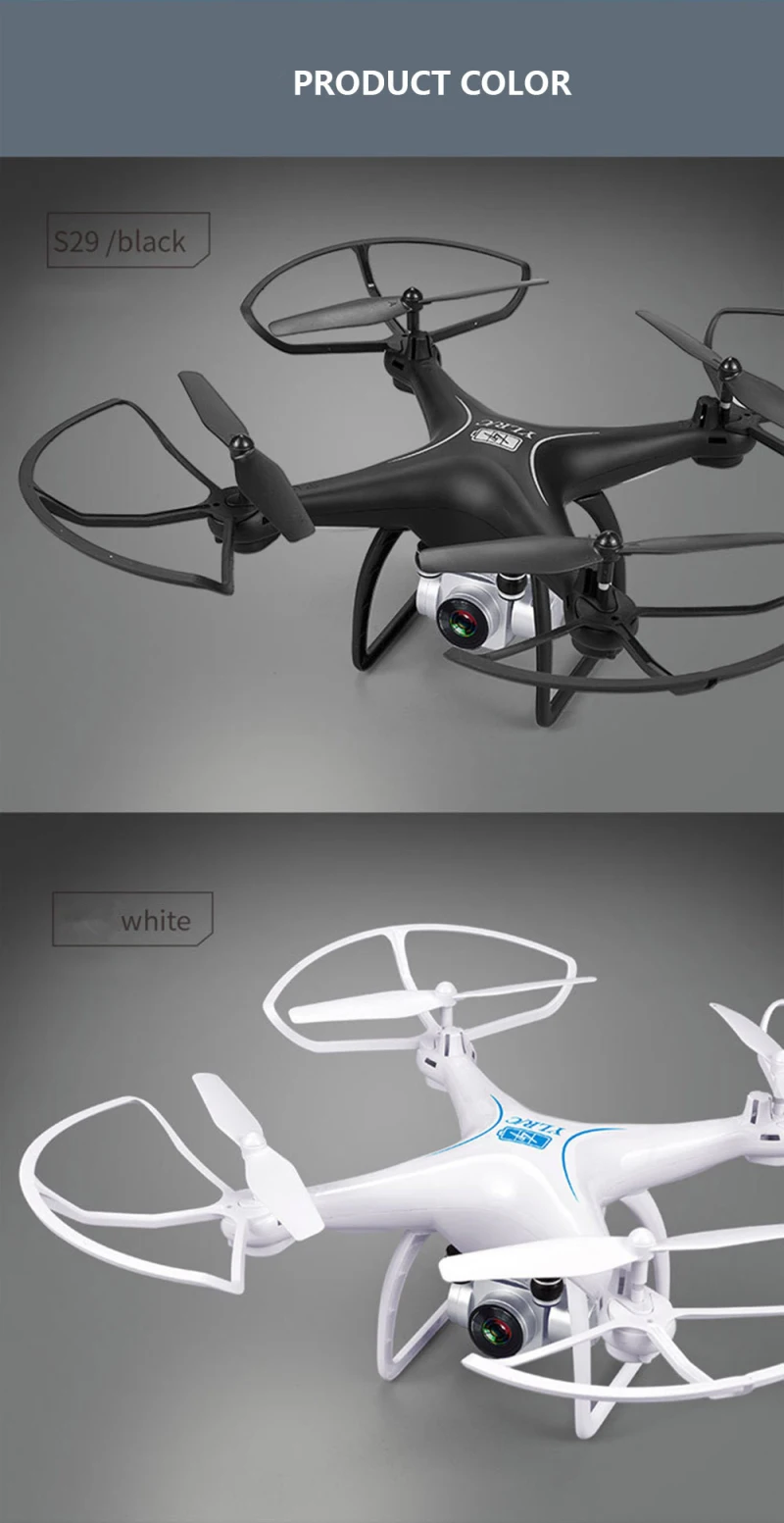 Подарок для мальчика 1080P UHD беспроводной контроль wifi FPV RC Дрон 2,4G 23Mins 3D рулон Hover Безголовый режим приложение пульт дистанционного управления вертолет