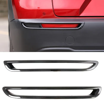 

For Mazda CX-30 2019 2020 Car Exterior Front Fog Light Lamp Decor Strip Trim Cover 2PCS ABS Accessories