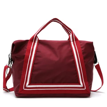 

Women Travel Bags Unisex Sport Training Gym Fitness Durable Waterproof Nylon Outdoor Sports Handbag Shoulder Tote Bag