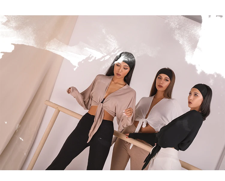 ZYMdancestyle Комфортный топ#19114 Женская одежда для латинских танцев одежда с длинными рукавами бандажный короткий топ с рукавами «летучая мышь»