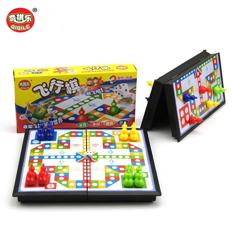 Игрушка для детей, аэроплан, шахматы, пять в ряд, животное, Шашка, магнитная, складная, развивающая игра, шахматы, шашки, подарок