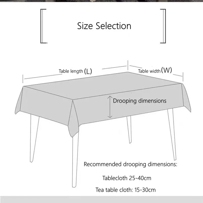 Tablecloth Waterproof Oilproof Pvc Lace Printed Anti Scalding Table Pad