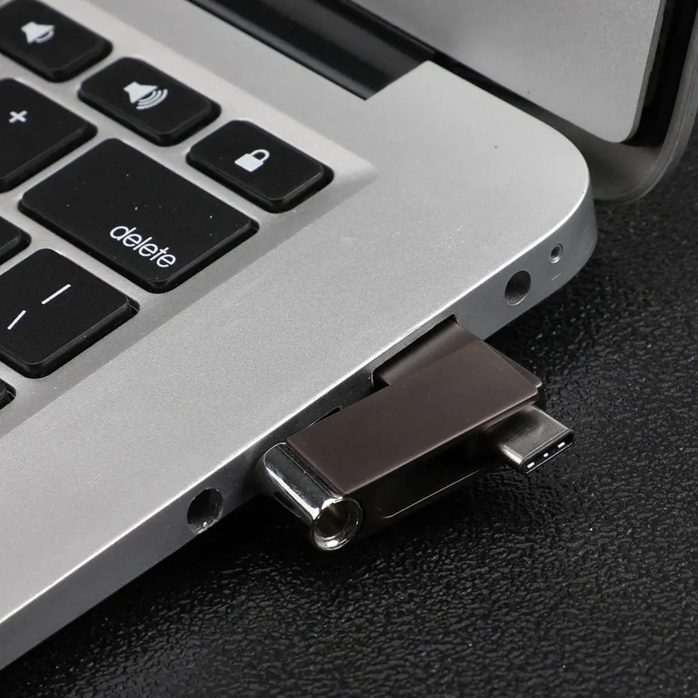 Темно-серый 3 в 1 тип-c USB 3,0 емкость U дисковая карта памяти, Флеш накопитель диск из сплава для Android смартфонов планшетных ПК