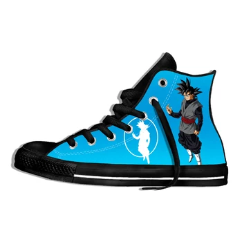 

Shoes Men 3D Super Dragon Ball Z Tank Top Men Goku Men's Saiyan God Blue Vegeta Print Cartoon Summer Black Shoes