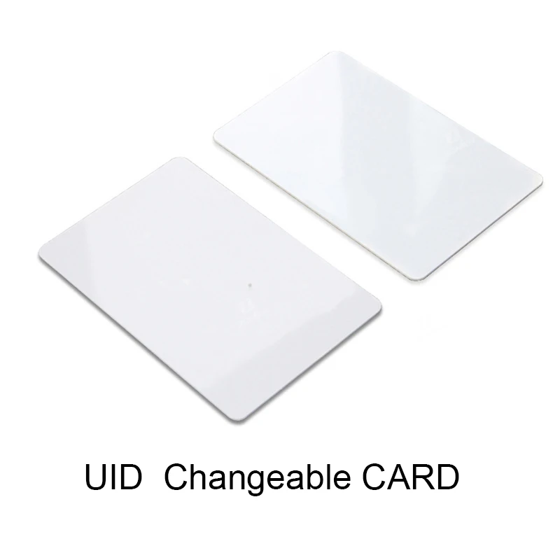 5pcs UID 13.56MHz Card Access Control Tag Rewritable Rfid 13.56 Mhz PVC Thin Uid Changeable IC Block 0 Writable Card(1K) 2