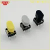 MICO TACT SWITCH  SQUARE HEAD OVAL  KEY CAP  GREY WHITE RED GREEN BLUE YELLOW BLACK FOR 6*6 6X6 5.8*5.8 5.8X5.8 SWITCH A137 ► Photo 1/6