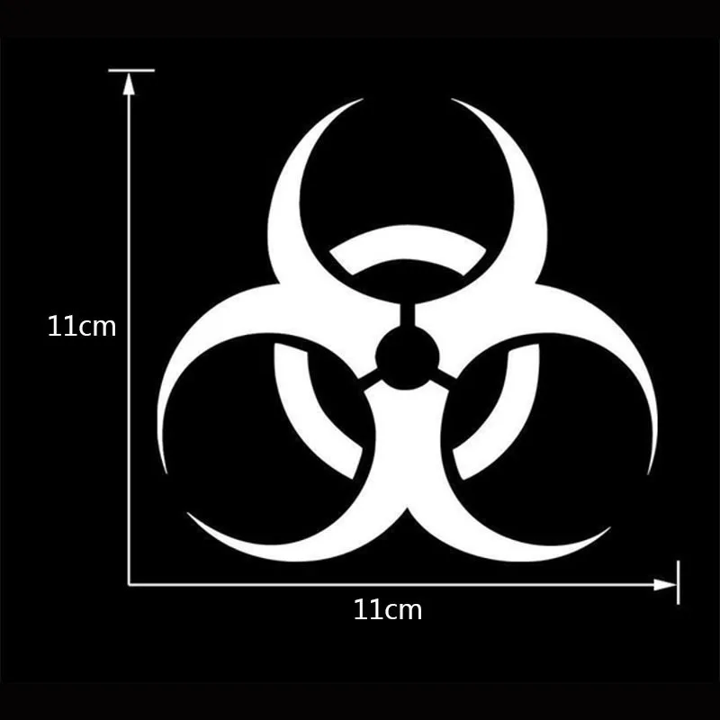 Перекрестная граница,, автомобильная наклейка, защита от злых воздействий, автомобильная наклейка, автомобильная наклейка с ядерным излучением, светоотражающая Автомобильная наклейка