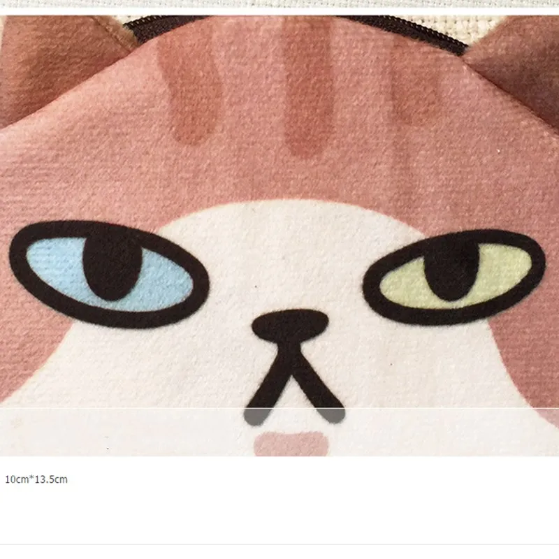 Мультяшное портмоне «кошка» Kawaii милый кошелек женский маленький кошелек для мелочи детская мини-сумка карман на молнии держатель для ключей