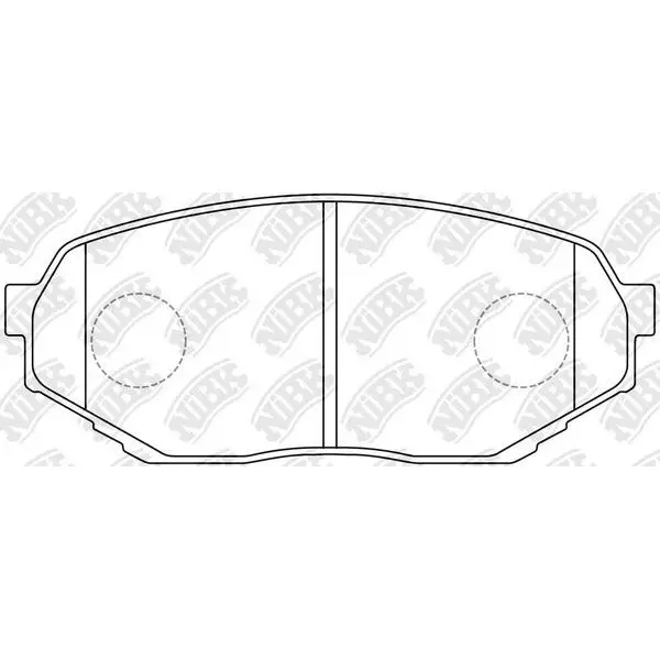 Колодки дисковые передние\ Mazda 323 2.0 24V 94-98/MX-5 1.6 90-9