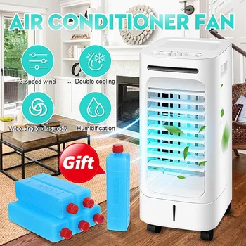 

10L Large Tank Indoor Room Air Condition Fan 220V 65W Power Saving Mobile Water Air Cooler Sleep Timer Portable