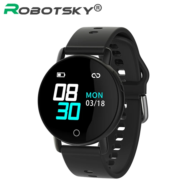 

Roaotsky R1 Smart Watch Men Light ECG Fitness Tracker Smartwatch Blood Pressure Heart Rate Monitor Waterproof For Android IOS