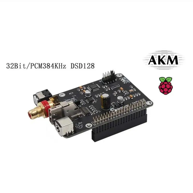 Raspberry pi 32BIT PCM384 DSD128 AK4118 Коаксиальная HIFI звуковая карта I2S DSD цифровое