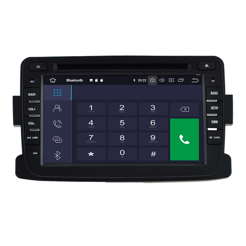7 дюймов Автомобильный dvd-плеер Android 9,0 ips PX5 HD gps навигация для Renault Duster 2010+ мультимедийный плеер магнитофон головное устройство