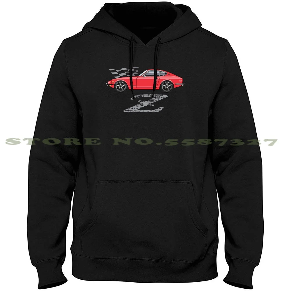 Felpa Con Cappuccio Rossa Z 2 Manica Lunga 1969 69 1970 1971 71 1972 72 1973 73 Datsun Fairlady 240 240Z S30 30 Jdm Old School