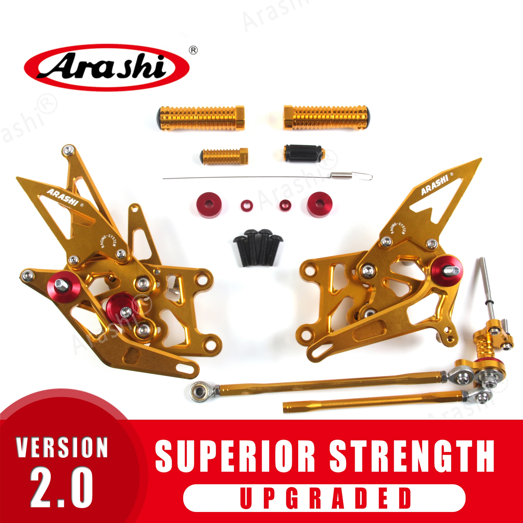 

Arashi Adjustable Footrest For HONDA CBR600RR 2009 - 2016 CBR 600 RR 600RR CNC Rearset 2010 2011 2012 2013 2014 2015 Foot Rest