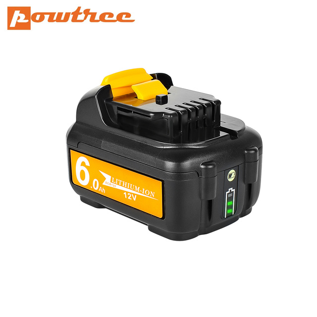 12V MAX Li-ion DCB120 Battery For Dewalt 3.0/4.0/6.0Ah DCB121 DCB123 DCB125 DCD710 DCF813 DCF815 DCF610 DCB100 DCT410S