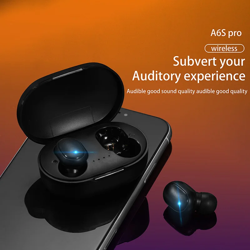 Беспроводные наушники A6S Tws Bluetooth 5 0 наушники-вкладыши стерео звук для смартфонов