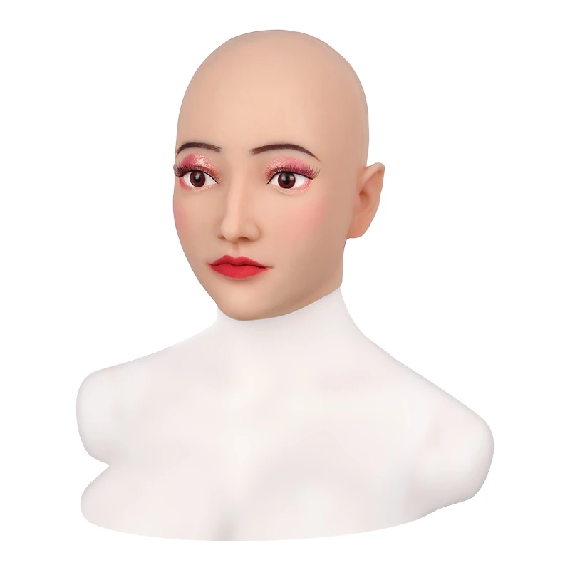 Маска на лицо Алисы Реалистичная мягкая силиконовая женская маска маскарад