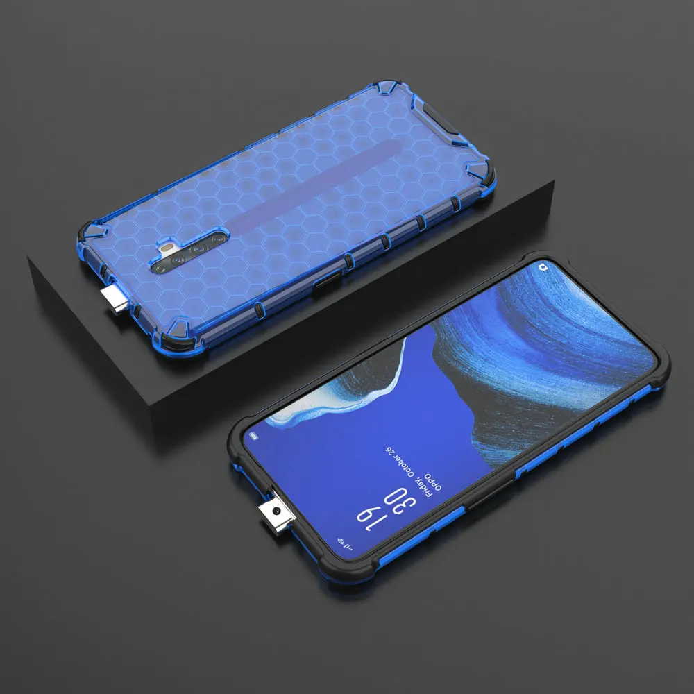 Reno2 Z Reno Ace задний Чехол-бампер задняя крышка для Oppo Reno 2 Z чехол Reno 2Z Funda Realme X2 Pro 5 Realme C2 A1K противоударный чехол