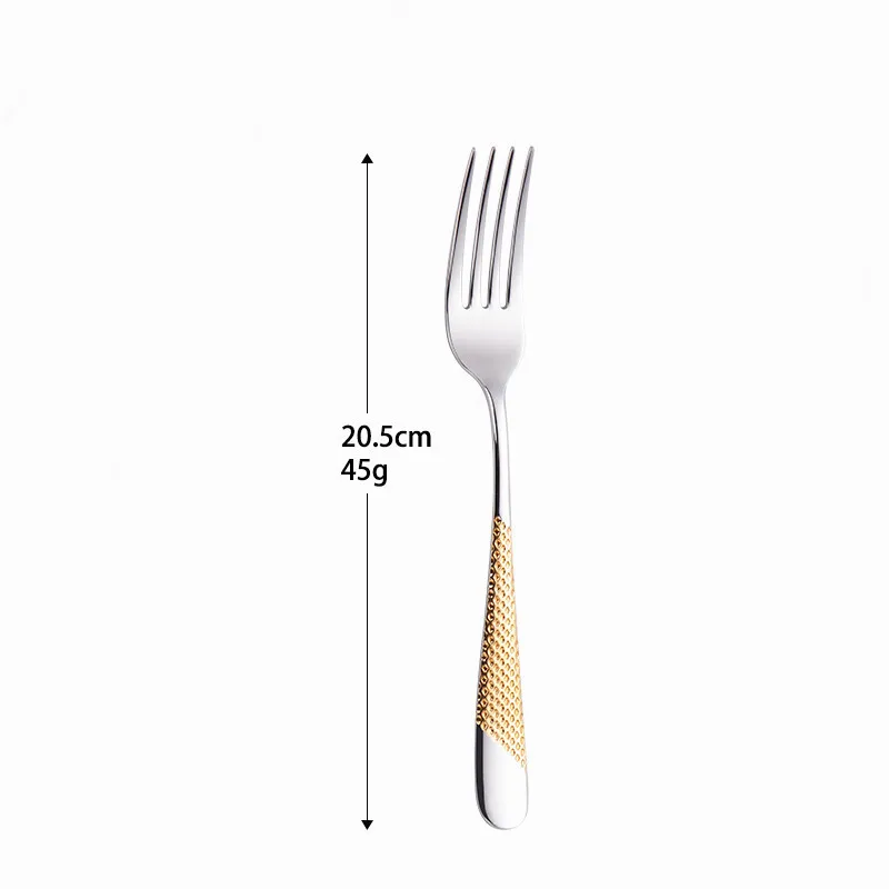 gold fork