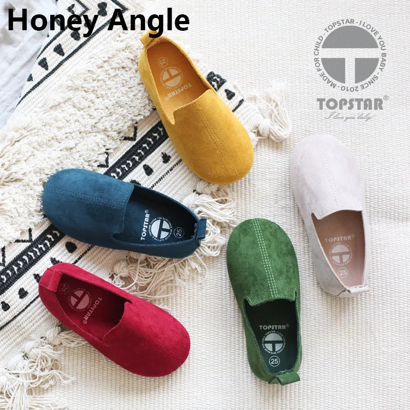 Honey Angle/Повседневная обувь для малышей; цветная однотонная модная детская обувь; сезон весна-осень; обувь для мальчиков и девочек; мягкая обувь для малышей