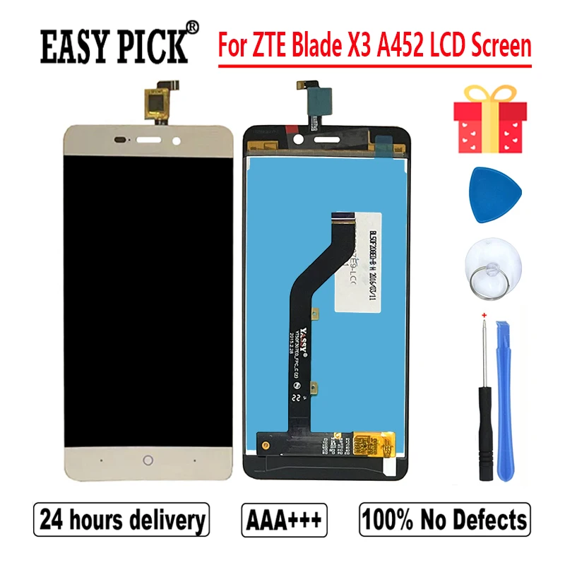 Для ZTE Blade A452 X3 D2 T620 ЖК-дисплей кодирующий преобразователь сенсорного экрана в