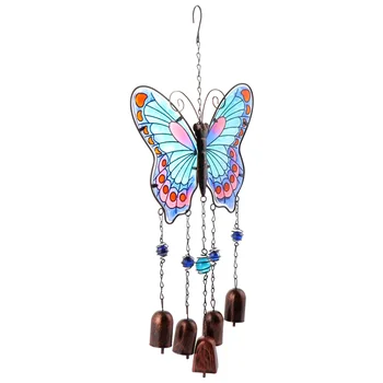 

1pc Butterfly Pendant Creative Exquisite Durable Wind Bell for Garden
