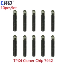 CHKJ 10 шт./лот TPX4 Cloner Стеклянный Ключ зажигания с транспондером чип для JMA Clone ID 46(заменить TPX3) Авто пустой чип