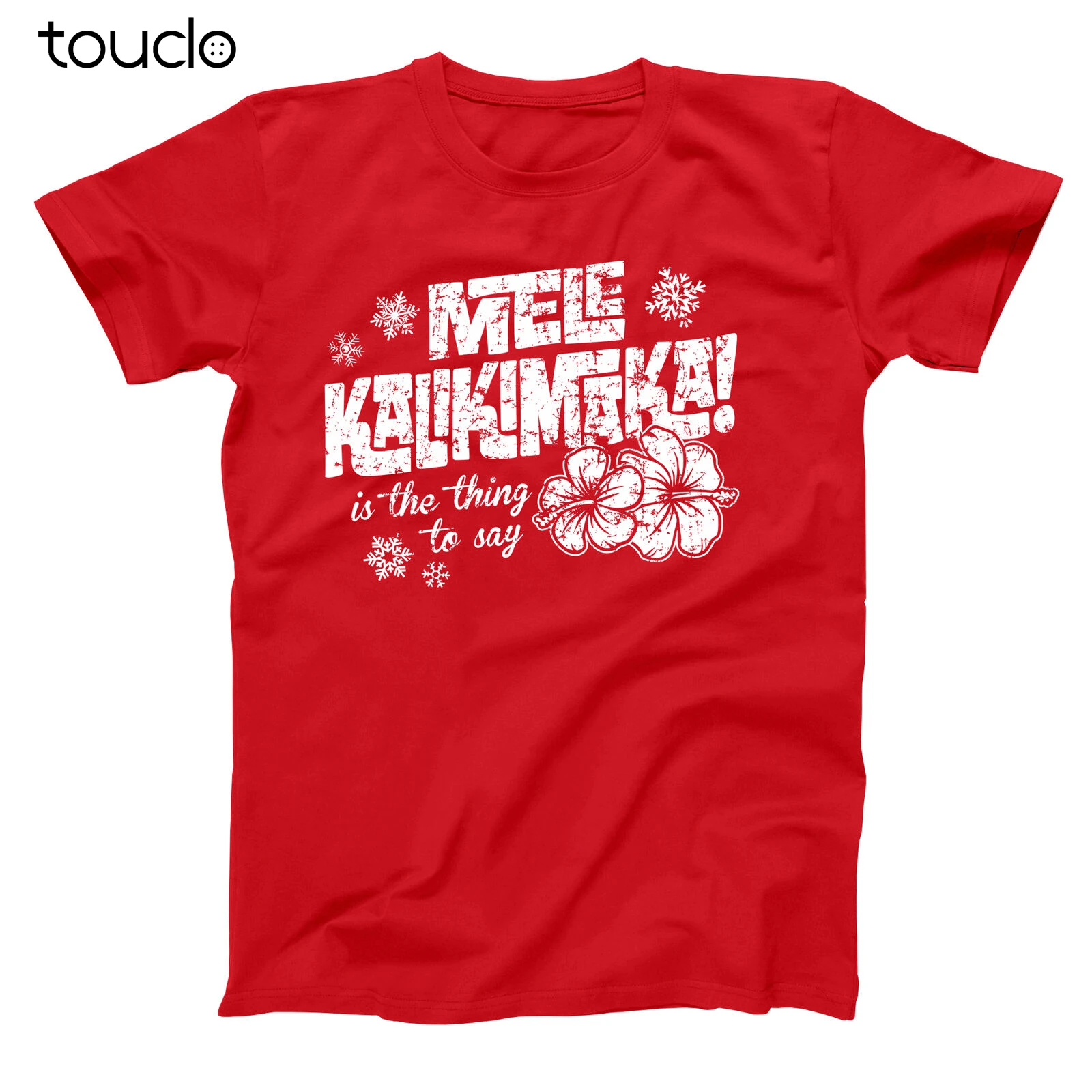 

Mele Kalikimaka Funny Hawaii Christmas Griswold Vacation Red Basic Men's T-Shirt