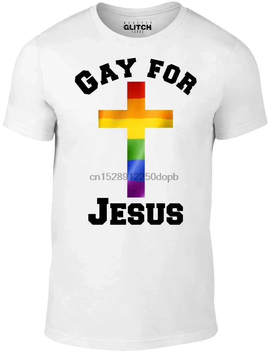 Гей футболка Jesus-забавная Религия Христос шутка Ретро Библии Pride нового 2019