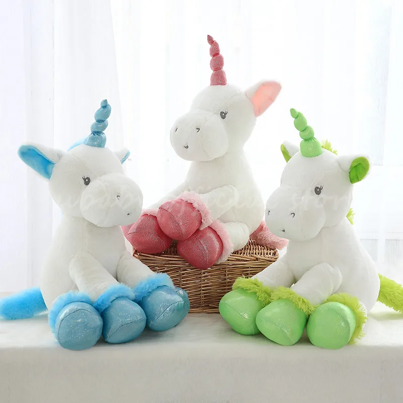 

ubabi custom unicorn Stuffed Animals Plush Toys unicorn Animal Horse Toy Calm Doll High Quality Christmas Gift for Children girl