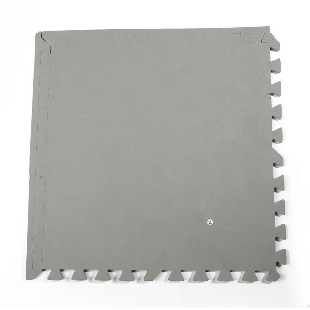 

16 Pieces Grey Durable Interlocking Eva Foam Mats Pads Garage Room Floor Mat Road Play Mat For Children Carpet Baby Toys