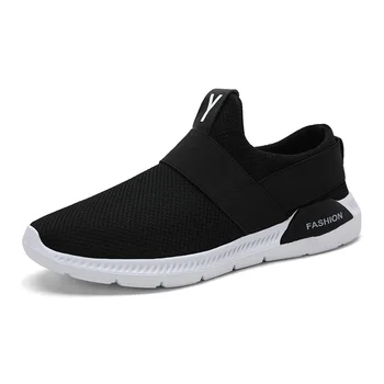 

Big Size 47 Men Shoes Casual Sneakers Breathable Mesh Slip on Footwear Fashion 2020 Comfortable Walking Tenis Masculino Adulto