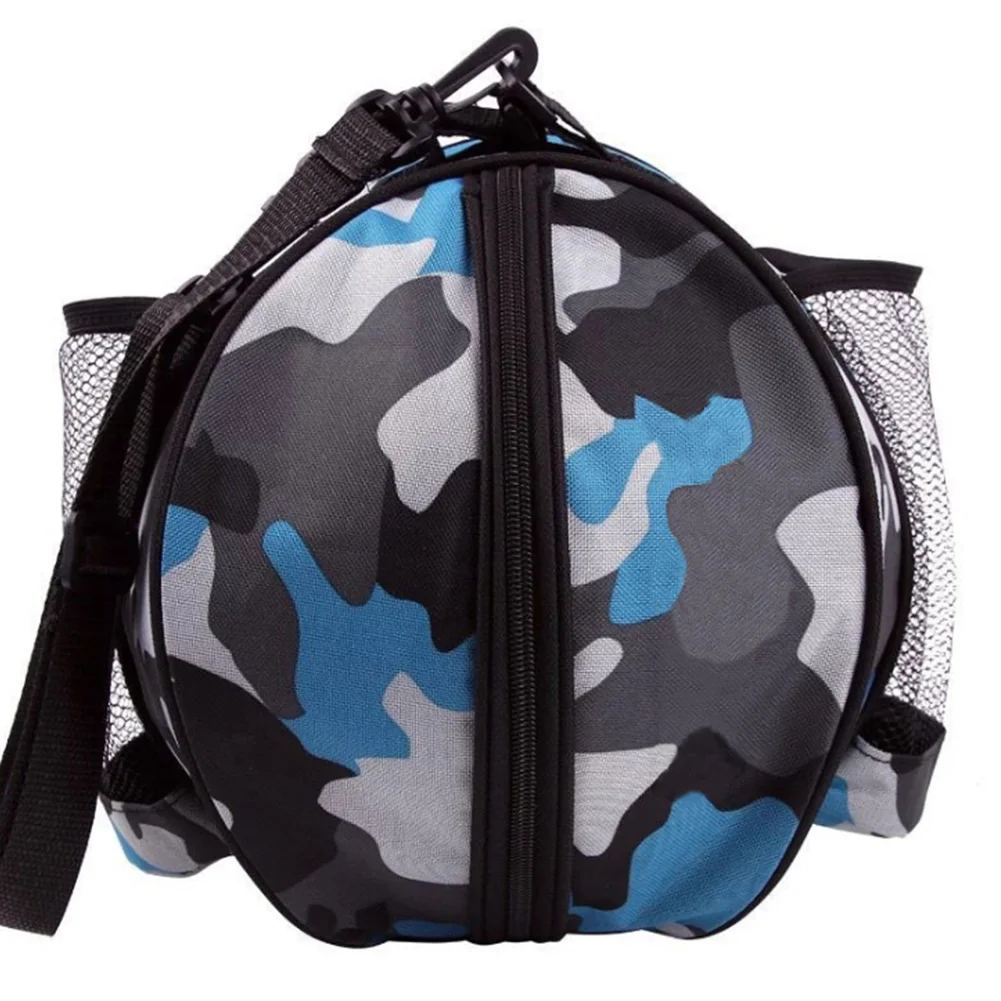 Съемный ремень сумка Оксфорд ткань баскетбольная сумка на одно плечо Водонепроницаемая бутылка для хранения воды спортивная одежда для видов спорта на открытом воздухе - Цвет: Blue